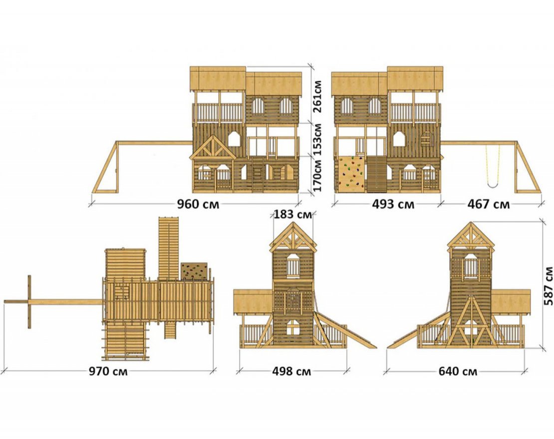 Игровой комплекс TORUDA WOOD Альпы - вид 4