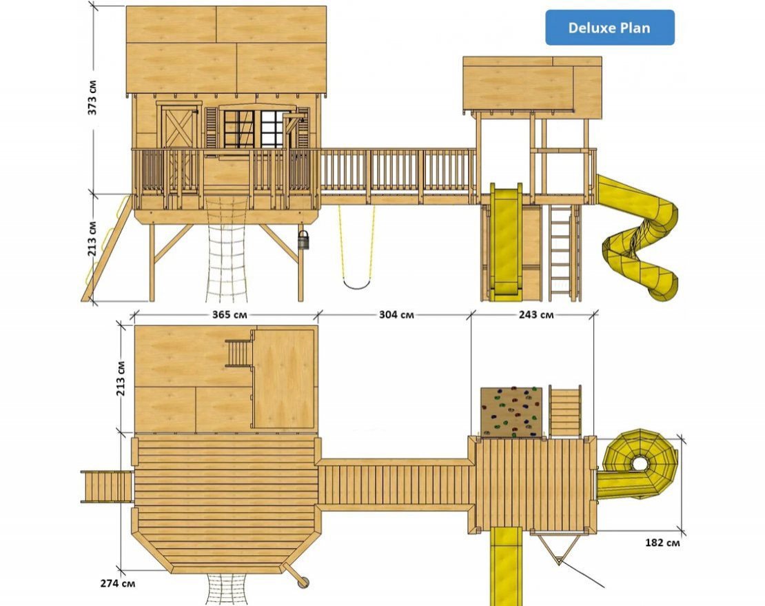 Игровой комплекс TORUDA WOOD Авантюрист - вид 3