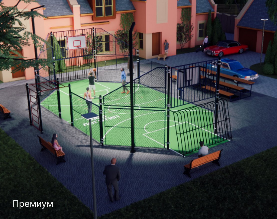 Универсальная спортивная площадка TORUDA SP-4 - вид 3